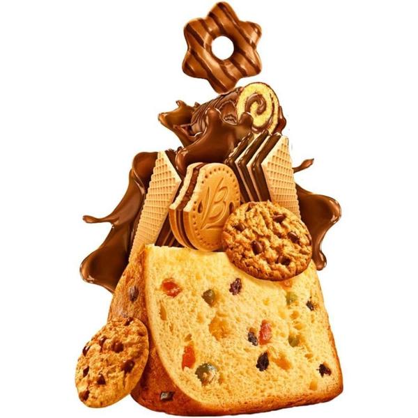 Imagem de Cesta de Natal Bauducco - Panettone 400g e Mais  15 itens