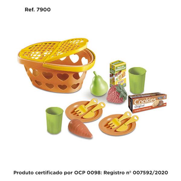 Imagem de Cesta De Picnic Colors 7900 Zucatoys