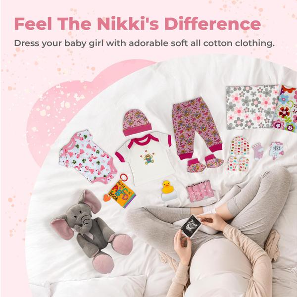 Imagem de Cesta de presentes para bebês Nikki's Gift Baskets Bundle of Joy Girl