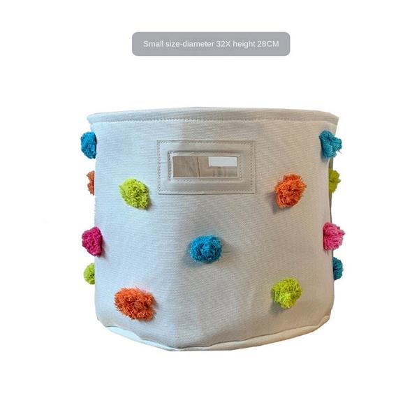 Cesta de roupa de lona, à prova de umidade, resistente ao mofo, - Wokex Imagem de Cesta de roupa de lona, à prova de umidade, resistente ao mofo,
