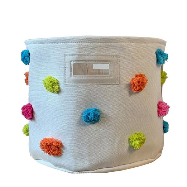 Cesta de roupa de lona, à prova de umidade, resistente ao mofo, - Wokex Imagem de Cesta de roupa de lona, à prova de umidade, resistente ao mofo,