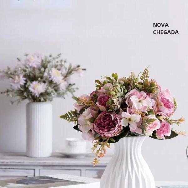 Imagem de Cesta de Vaso de Flores Moderna - Estilo Nórdico para Decoração de Casa e Casamento