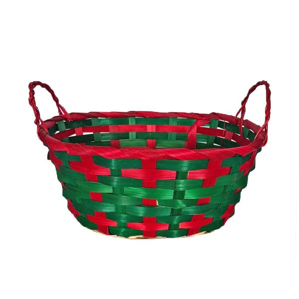 Cesta de Vime Natal Médio - 20cm x 14cm x 11cm - Wincy Natal Imagem de Cesta de Vime Natal Médio - 20cm x 14cm x 11cm