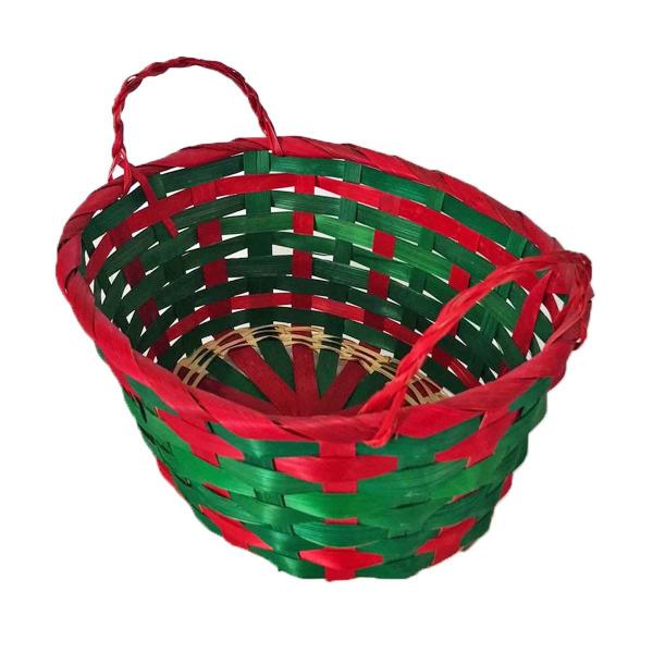 Cesta de Vime Natal Médio - 20cm x 14cm x 11cm - Wincy Natal Imagem de Cesta de Vime Natal Médio - 20cm x 14cm x 11cm