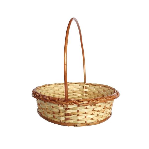 Cesta de Vime Redonda - Segredo das Artes Imagem de Cesta de Vime Redonda