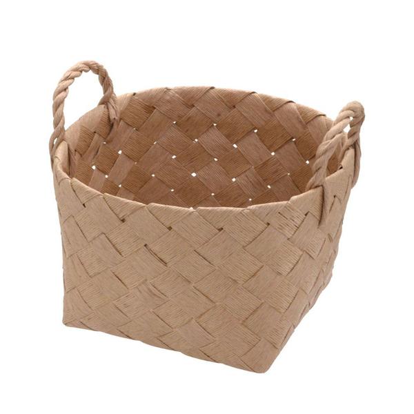 Cesta Decorativa 29,5x25x30cm - E. I. Imagem de Cesta Decorativa 29,5x25x30cm