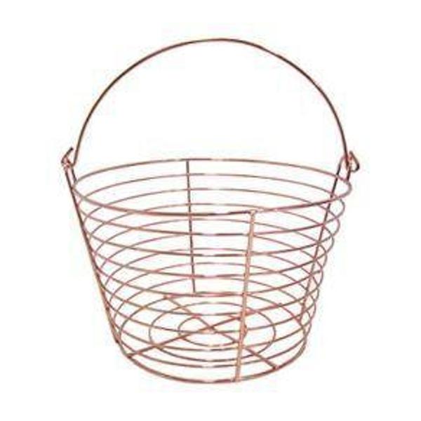 Cesta / Fruteira De Mesa Aramado Redonda Com Alca Metalizado Rose Gold 23X19,5C - FWB Imagem de Cesta / Fruteira De Mesa Aramado Redonda Com Alca Metalizado Rose Gold 23X19,5C - FWB