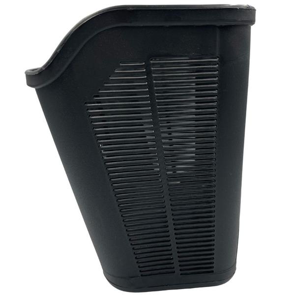 Cesta Jks 26 Dianteira Plástica Retrô Bike Bicicleta Preto Imagem de Cesta Jks 26 Dianteira Plástica Retrô Bike Bicicleta Preto