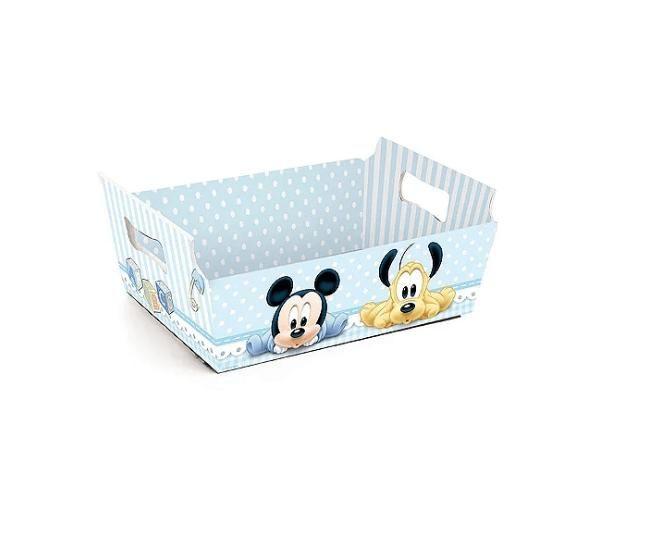 Imagem de Cesta Mickey Baby 14,5x10x5cm 10 un 13100071 Oportunidade