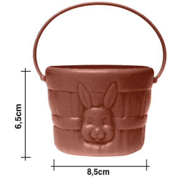 Imagem de Cesta Mini Coelhinho Páscoa para Doces e Kits de Chocolate  1 und