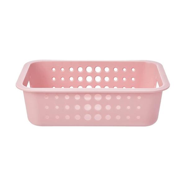 Imagem de Cesta Organizadora Baixa M 3,3 Litros Rosa Quartz-MARTIPLAST