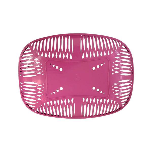 Imagem de Cesta Organizadora Fruteira De Mesa 35X26Cm Multiuso Rosa