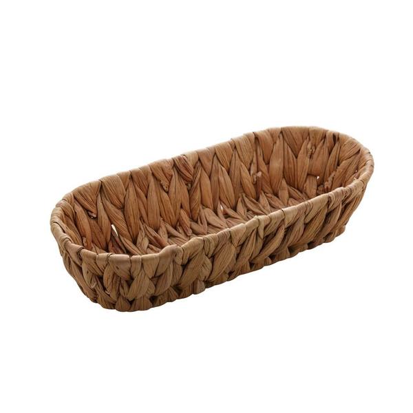 Imagem de Cesta Oval de Fibra Natural Vime 43,5x15x8cm