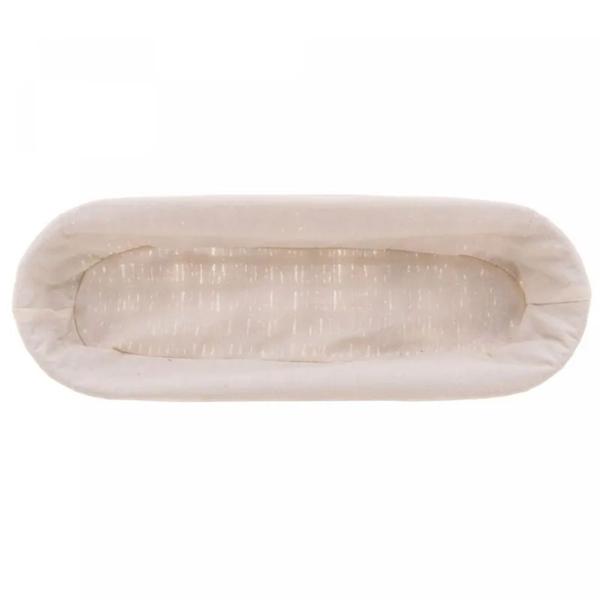 Cesta Oval de Sisal com Forro em Tecido 43,5x8x15cm Wolff Imagem de Cesta Oval de Sisal com Forro em Tecido 43,5x8x15cm Wolff