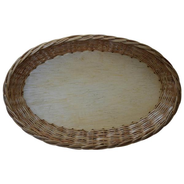 Imagem de Cesta Oval Lisa Média Vime 30x6,5m - Cayçara