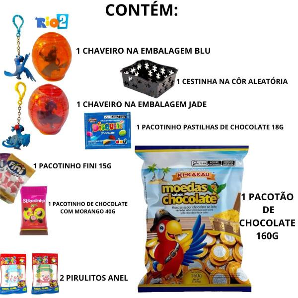 Imagem de Cesta Ovo Páscoa Chocolate Brinquedo Presente 2 Ovinhos