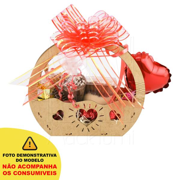 Imagem de Cesta P Dia dos Namorados Presente Amor iFood Delivery