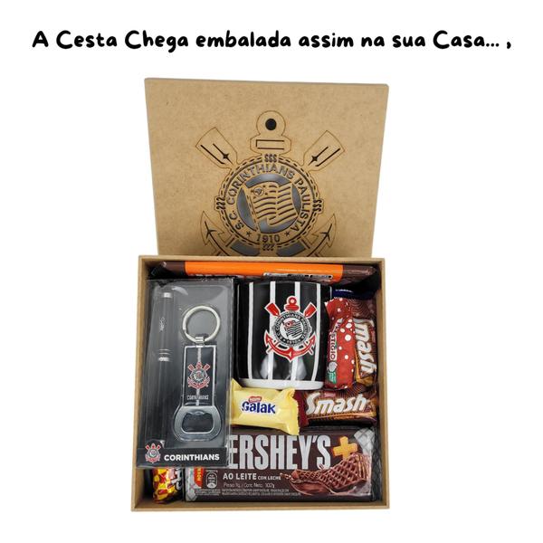 Imagem de Cesta Presente Box Personalizado Times De Futebol Pronta Para Presentear