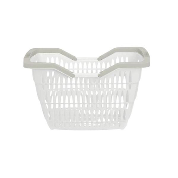 Cestinha Cesta Plástica Supermercado Alça 12 Litros Multiuso Empilhável Com Alça - Usual Utilidades Imagem de Cestinha Cesta Plástica Supermercado Alça 12 Litros Multiuso Empilhável Com Alça