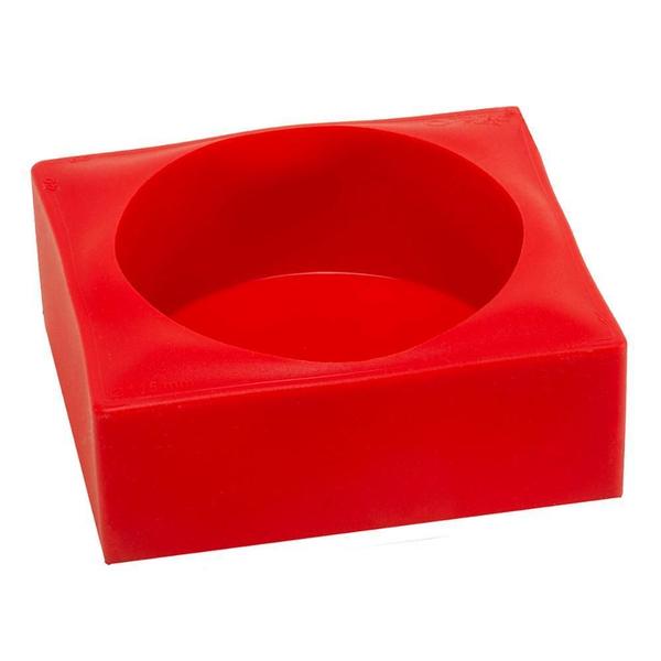 Imagem de Cesto 2 Em 1 Silicone Flexível Multiuso Vermelho Silikomart