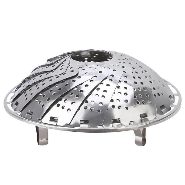 Cesto De Cozimento Vapor Legumes Inox Panela Vaporeira - Uny Gift Imagem de Cesto De Cozimento Vapor Legumes Inox Panela Vaporeira