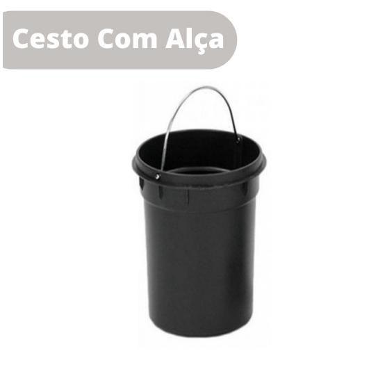 Imagem de Cesto De Lixo 3lts 100% Inox C/ Pedal Cesto Removível Banheiro Cozinha Escritorio