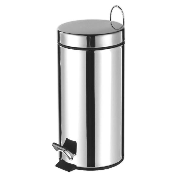 Imagem de Cesto De Lixo 5Lts 100% Inox Com Pedal Banheiro E Cozinha