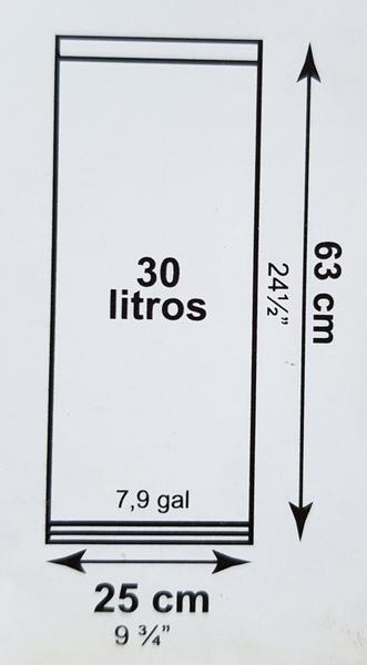 Imagem de Cesto De Lixo Lixeira 30L Inox Tampa Basculante Escritório