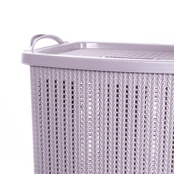 Cesto de Roupas Trama 40 L - Plasutil Imagem de Cesto de Roupas Trama 40 L - Plasutil