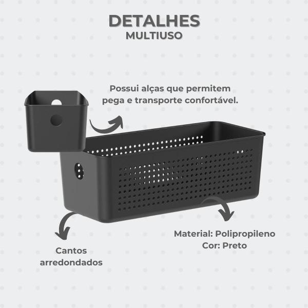 Imagem de Cesto Flow Organizador Multiuso Para Lavanderia 27 X 12