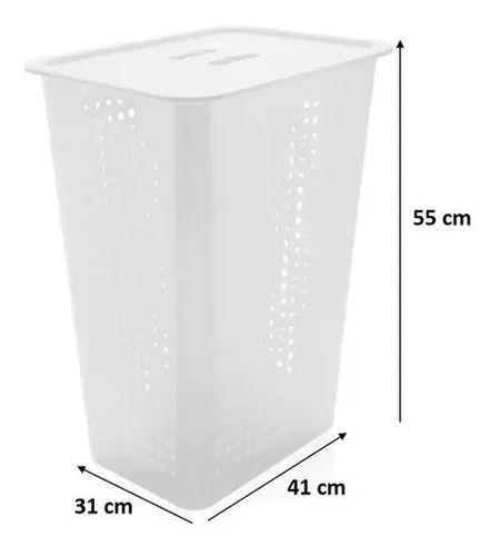 Cesto Grande Para Roupas Sujas Com Tampa Lavabo Banheiro Marca OU Imagem de Cesto Grande Para Roupas Sujas Com Tampa Lavabo Banheiro Marca OU