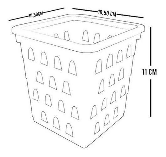 Imagem de Cesto Multiuso Pequeno Quadrado ul 1040 Uninjet