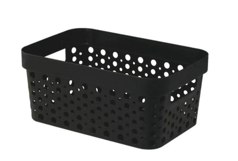 Imagem de Cesto Organizador 4,5L Rattan Preto