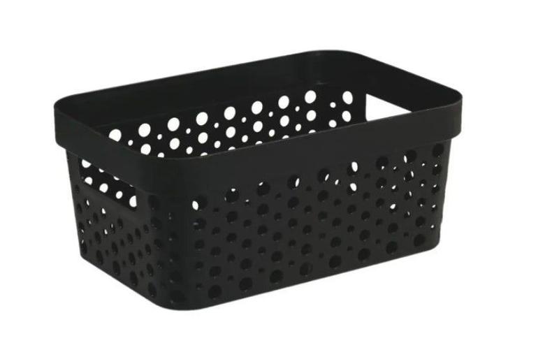 Imagem de Cesto Organizador 4,5L Rattan Preto