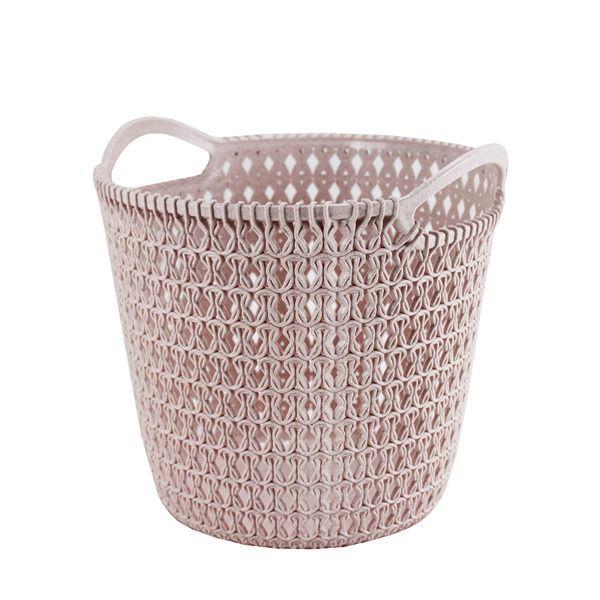 Cesto Organizador com Tampa Pequeno (P) Rattan - Jacki Design Imagem de Cesto Organizador com Tampa Pequeno (P) Rattan