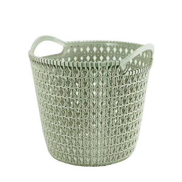 Cesto Organizador com Tampa Pequeno (P) Rattan - Jacki Design Imagem de Cesto Organizador com Tampa Pequeno (P) Rattan