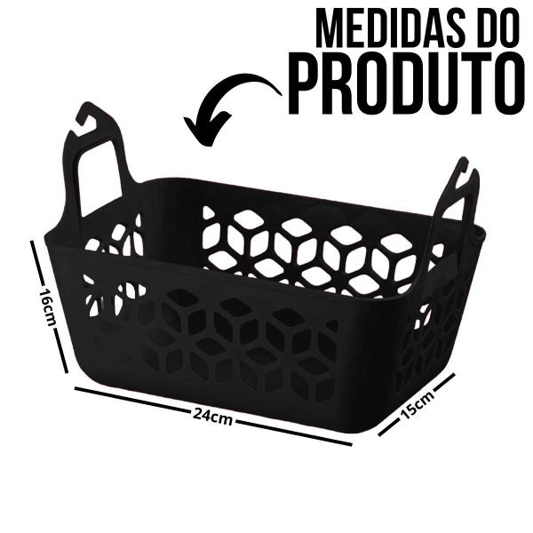 Imagem de Cesto Organizador de Prendedor de Roupa Multiuso Lavanderia Uz   a