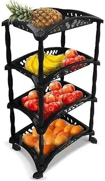 Cesto Organizador Fruteira Empilhável 4 Andares Multiuso - Arqplast Imagem de Cesto Organizador Fruteira Empilhável 4 Andares Multiuso