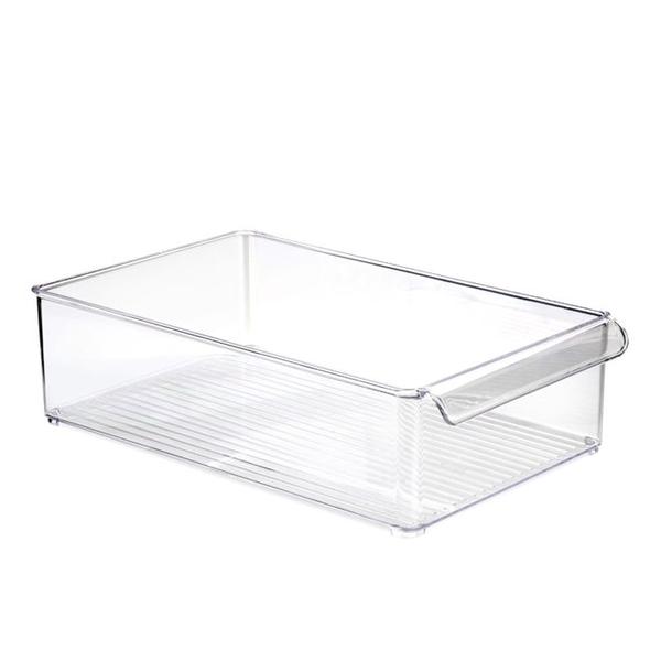 Imagem de Cesto Organizador Gaveta Cristal 6,3 Lts C 34,5 X L 22,5 X A 9,5 Cm