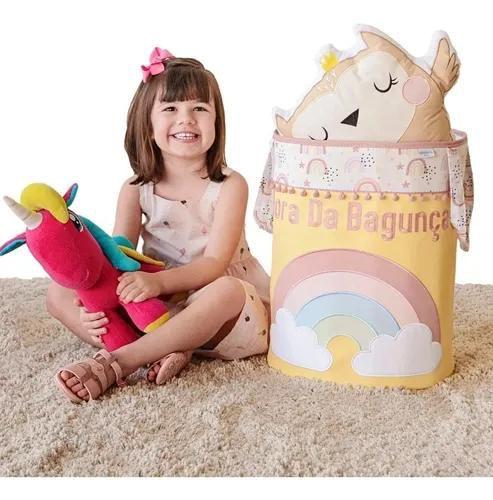 Imagem de Cesto Organizador Infantil Brinquedo Roupa