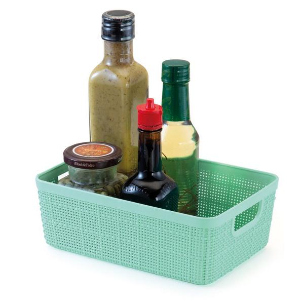 Cesto Organizador Multiuso Decorativo Banheiro Cozinha 6Pçs - Monte Líbano Imagem de Cesto Organizador Multiuso Decorativo Banheiro Cozinha 6Pçs