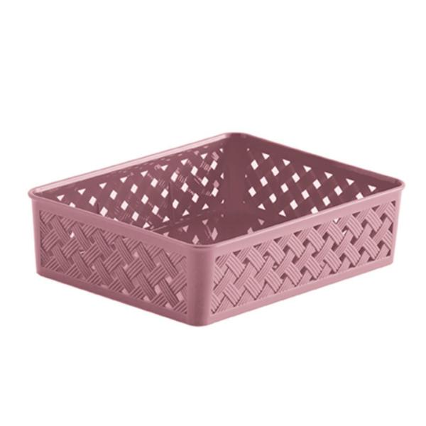 Imagem de Cesto Organizador Rattan Paramount 24 cm x 19 cm x 6,5 cm