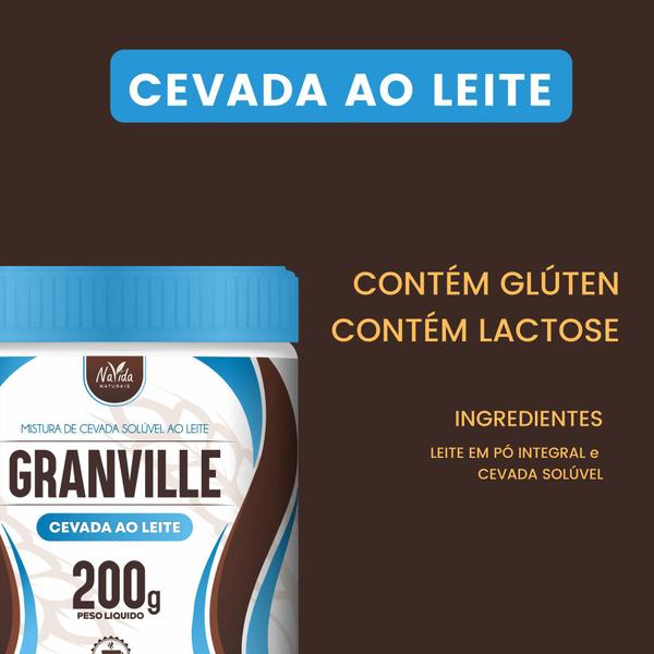 Imagem de Cevada Solúvel ao Leite 200g Granville Pote