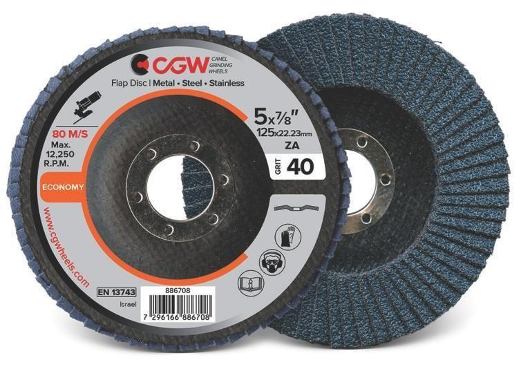 Imagem de Cgw Disco Flap Fibra 115 X 22.23 Gr80 T-27 Economy