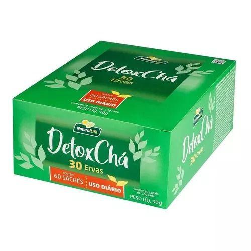 Imagem de CHA (60) SACHES DETOXCHA 30 ERVAS KODILAR 90g