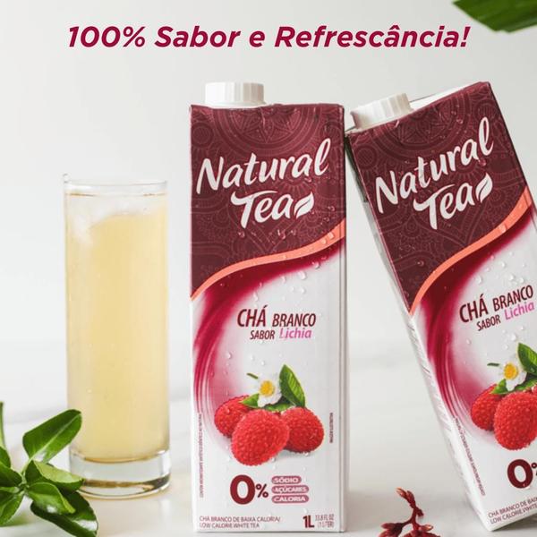 Imagem de Chá Branco com Lichia Natural Tea 1L