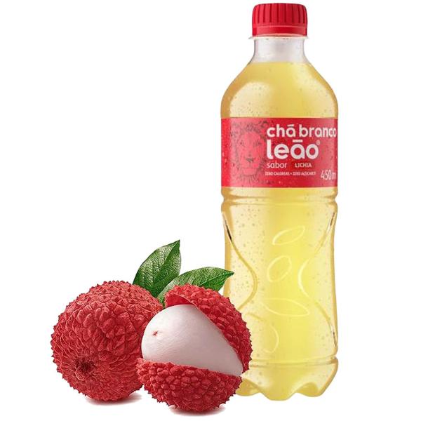 Imagem de Chá Branco com Lichia Zero Leão 450ml