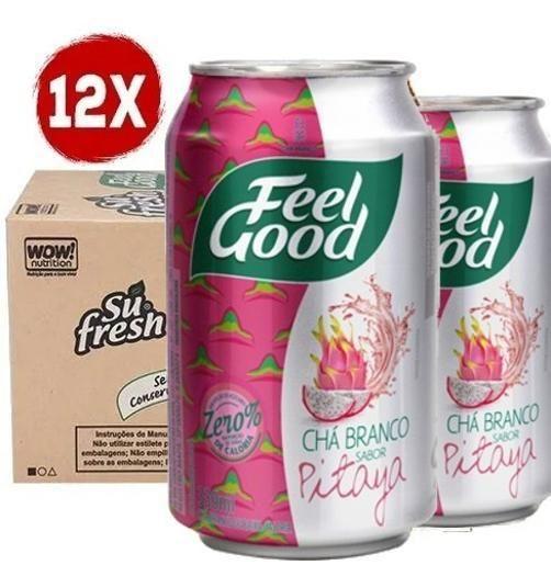 Imagem de Chá Branco Com Pitaya Feel Good 330Ml (6 Latas)