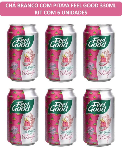 Imagem de Chá Branco com Pitaya Feel Good 330ml - kit c/ 6 unds