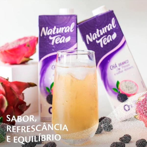 Imagem de Chá Branco Natural Pitaya e Amora 1L - Sabores Brasileiros